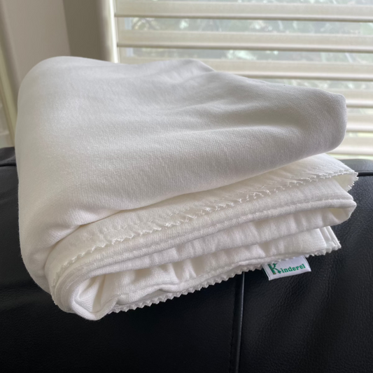 Bamboo Cotton Fleece Blanket, Double Layer, Made in Canada - Kinderel Organic Fabrics