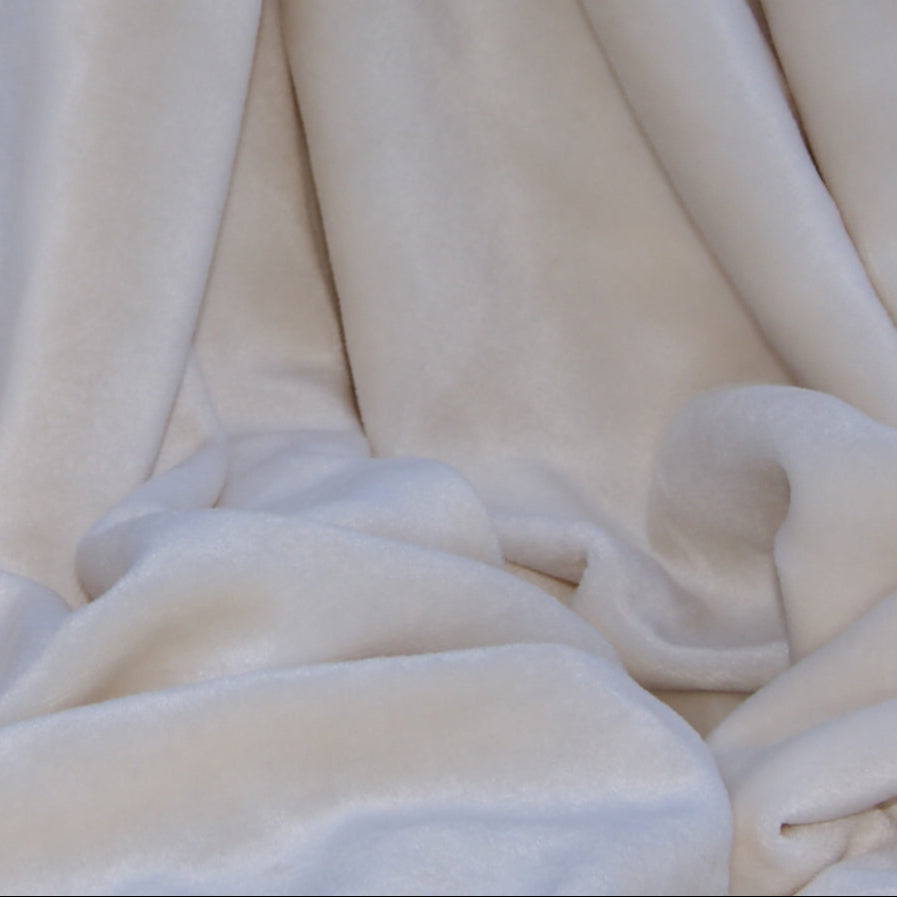 Bamboo Cotton Velour Blanket, Double Layer, Made in Canada - Kinderel Organic Fabrics