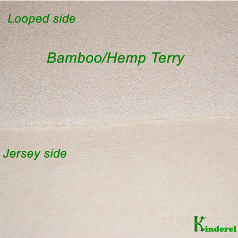 Hemp Bamboo Terry Knit Fabric by the Yard - Kinderel Bamboo Fabrics