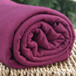 BAMBOO Stretch Jersey Fabric Tawny Port by the Yard - Kinderel Bamboo Fabrics