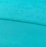 Bamboo Stretch French Terry Aqua Fabric by the Yard or Wholesale - Kinderel Bamboo Fabrics