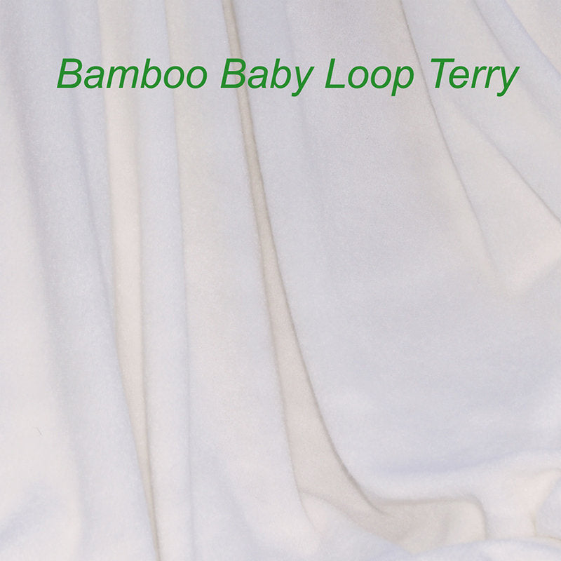 Bamboo Baby Terry Cloth Fabric by the Yard - Great for Wash Cloths