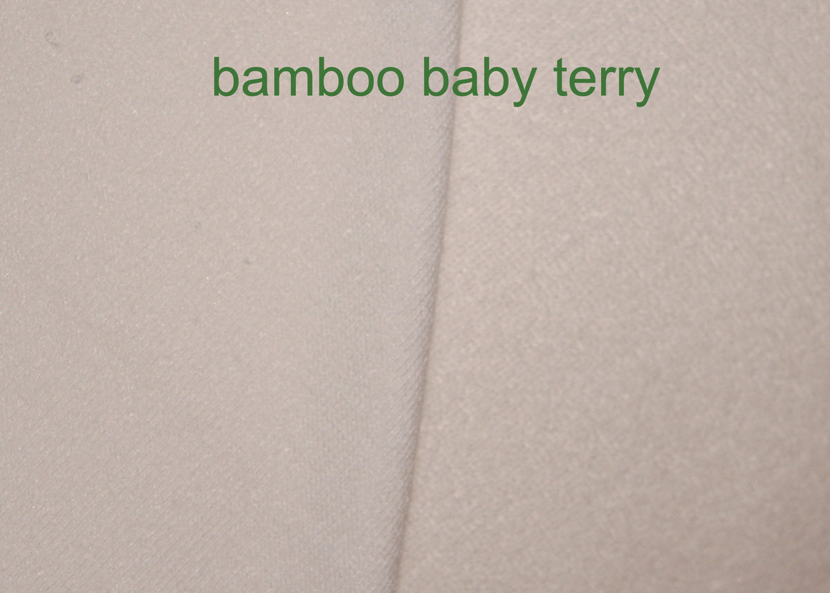 Bamboo Baby Terry Cloth Fabric by the Yard Great for Wash Cloths