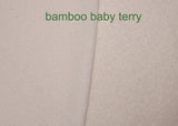 Bamboo Organic Cotton Baby Loop Terry Knit Fabric by the Yard - Kinderel Bamboo Fabrics