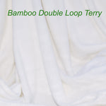 Bamboo Organic Cotton Double Loop Terry Knit Fabric by the Yard - Kinderel Bamboo Fabrics