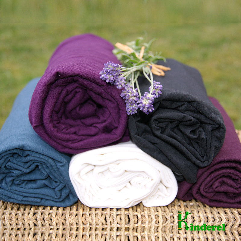 BAMBOO Stretch Jersey Fabric Potent Purple by the Yard - Kinderel Bamboo Fabrics