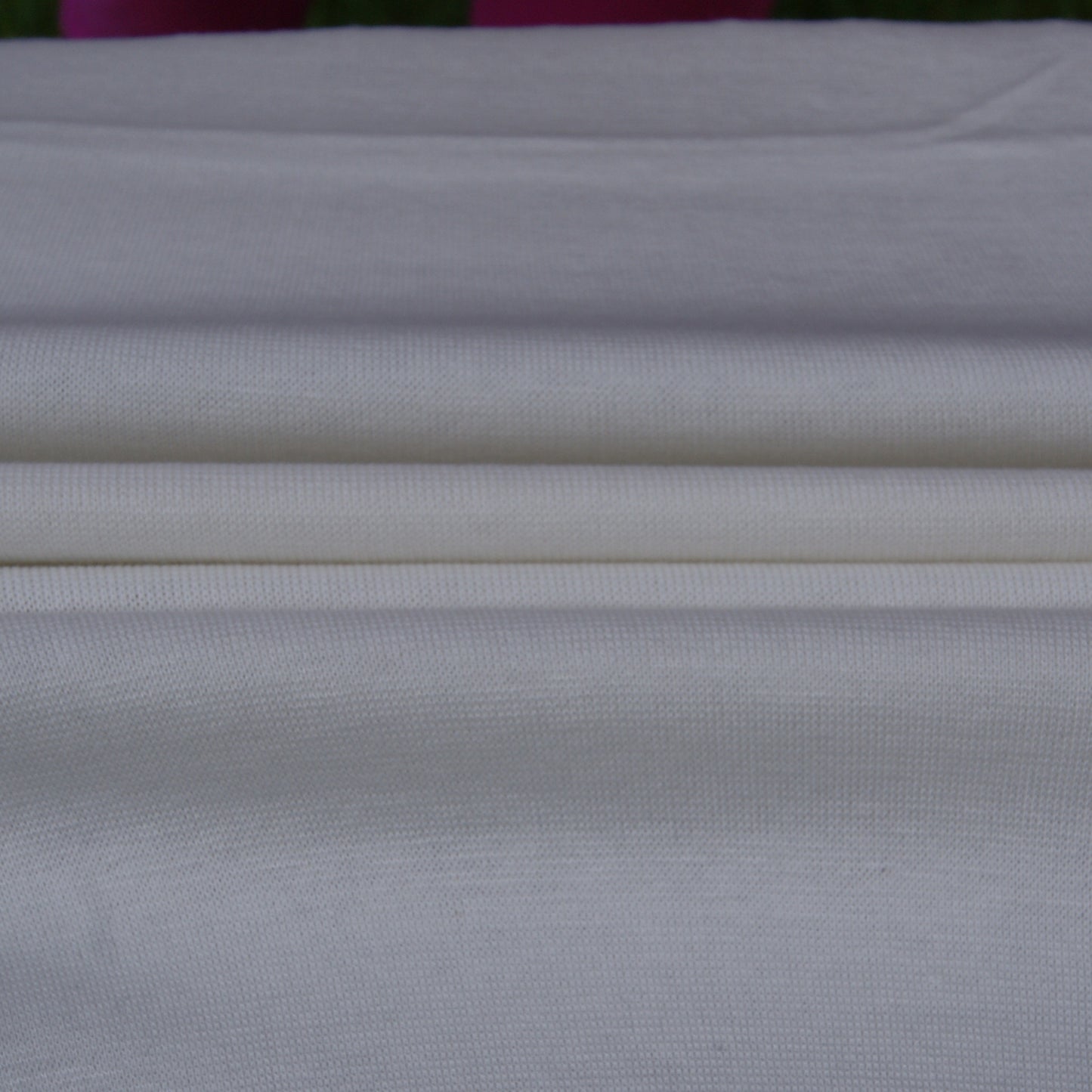 Bamboo Stretch Rib 1x1 Fabric, Natural - Kinderel Bamboo Fabrics