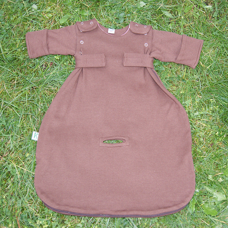 Sleep Sack Brown Organic Bamboo Fabrics - Kinderel Bamboo Fabrics