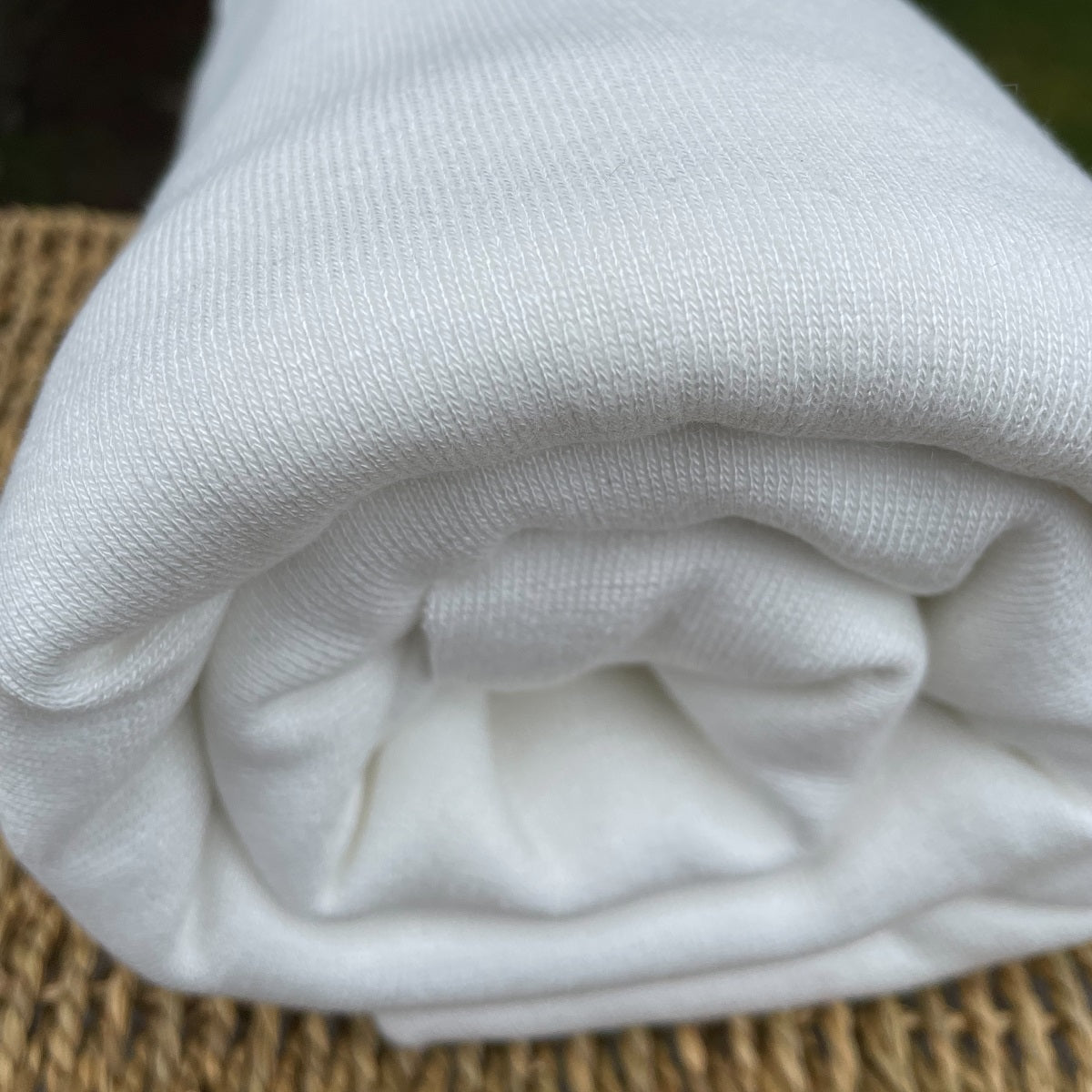 Heavy Natural Organic Cotton Sherpa Fabric - 600 GSM