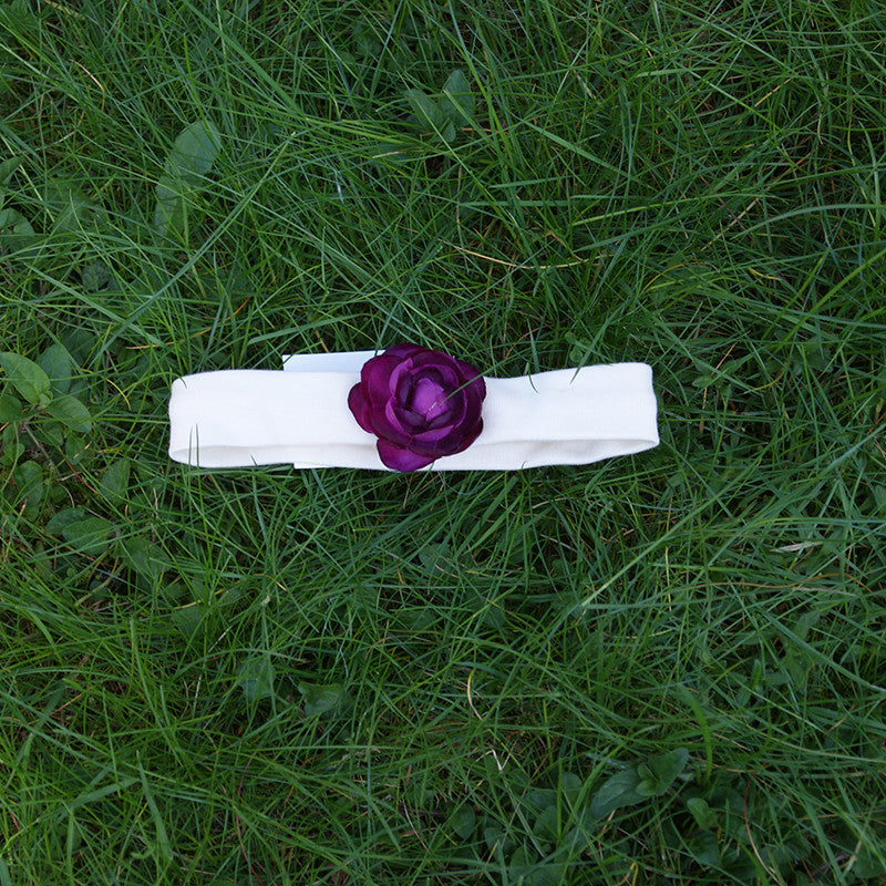 Small Floral Headbands - 2 inches - Kinderel Bamboo Fabrics