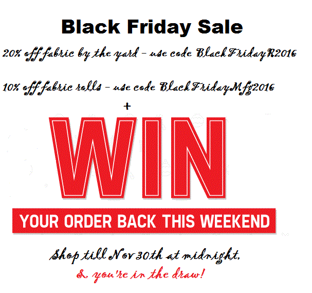 Black Friday Sale and Crazy Draw!