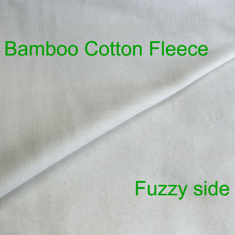 Bamboo fleece fabric by the yard