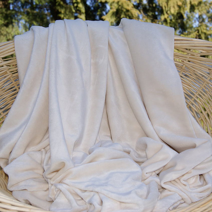 Bamboo Velour Fabrics by the yard