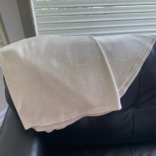 Bamboo Cotton Velour Blanket, Double Layer, Made in Canada