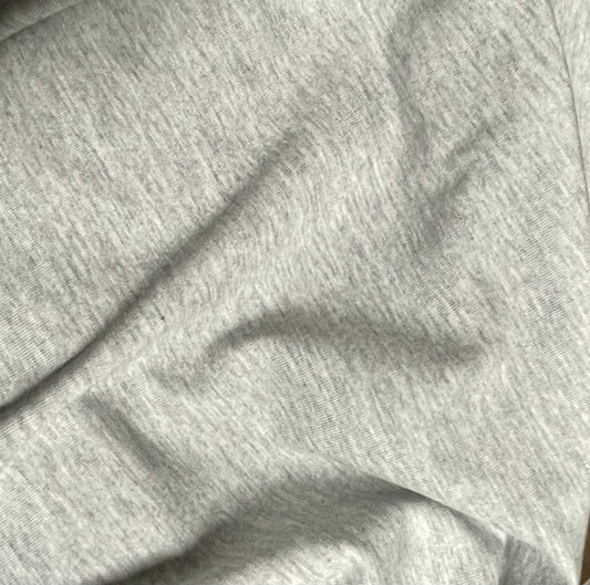 Tencel cotton stretch jersey Heather Grey
