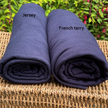 marine navy merino fabric Kinderel