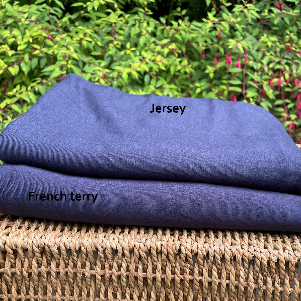 Marine Navy merino fabric Kinderel