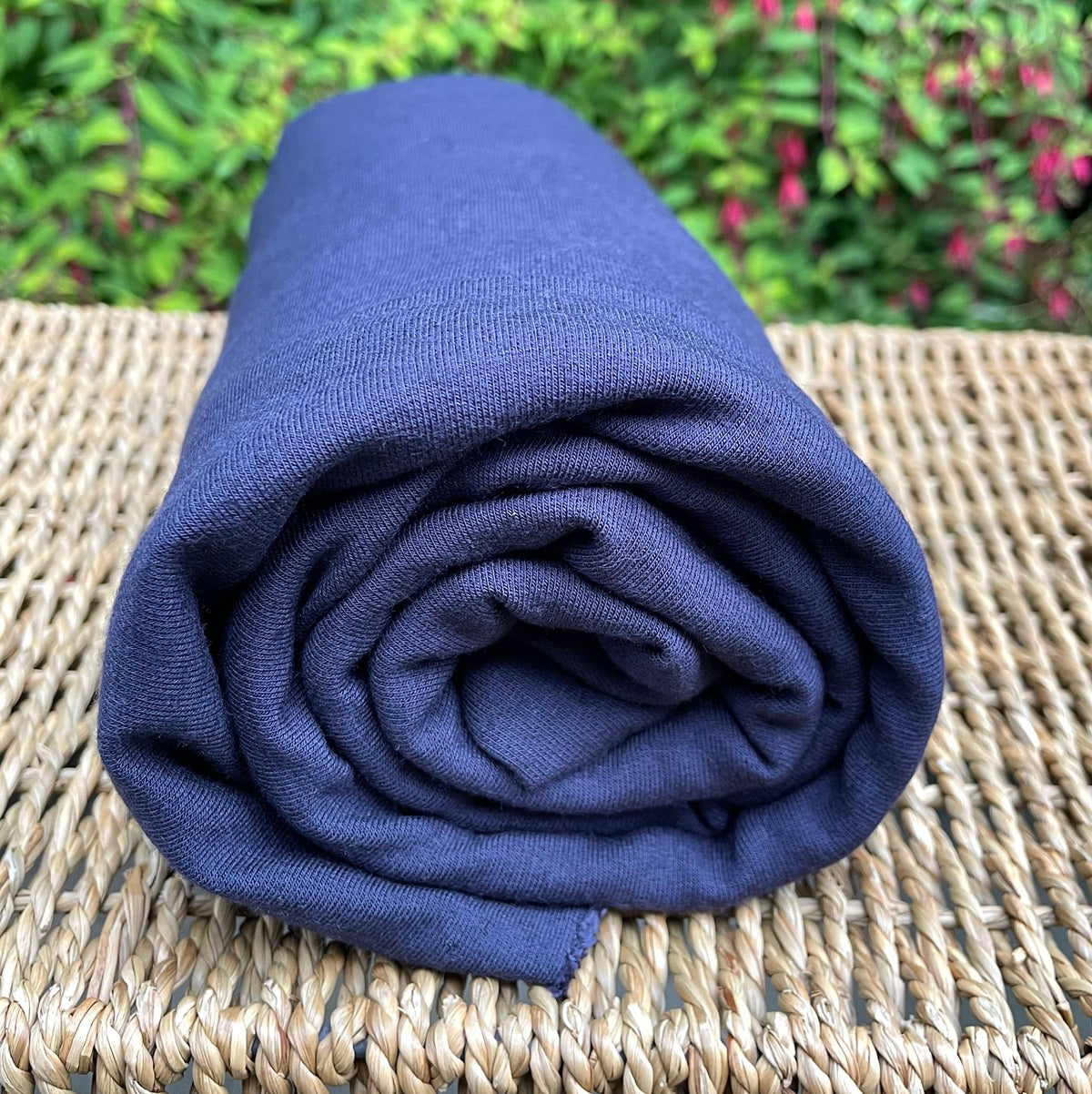 marine bamboo merino french terry