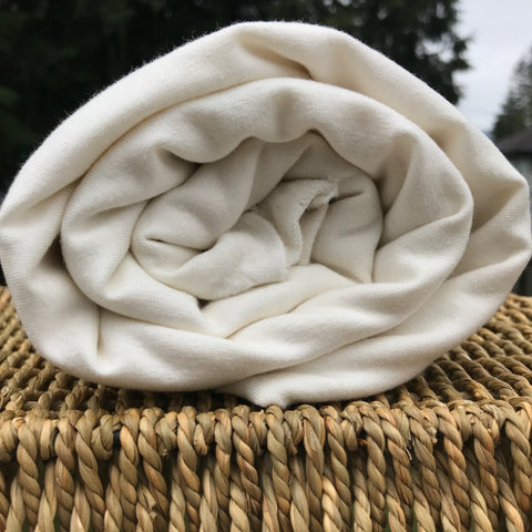 Natural Bamboo Hemp Stretch Fleece Fabric by the Yard - Kinderel Bamboo Fabrics