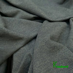 Bamboo Stretch French Terry, Heather Dark Green by the Yard or Wholesale - Kinderel Bamboo Fabrics