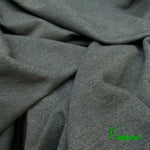 Bamboo Stretch Jersey, Heather Dark Green by the Yard - Kinderel Bamboo Fabrics