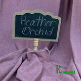 BAMBOO Stretch Jersey Fabric Heather Orchid by The Yard or Wholesale - Kinderel Bamboo Fabrics