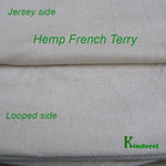 Hemp Organic Cotton Terry Fabric by the Yard - Kinderel Bamboo Fabrics