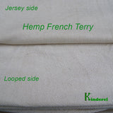 Hemp Organic Cotton Terry Fabric by the Yard - Kinderel Bamboo Fabrics