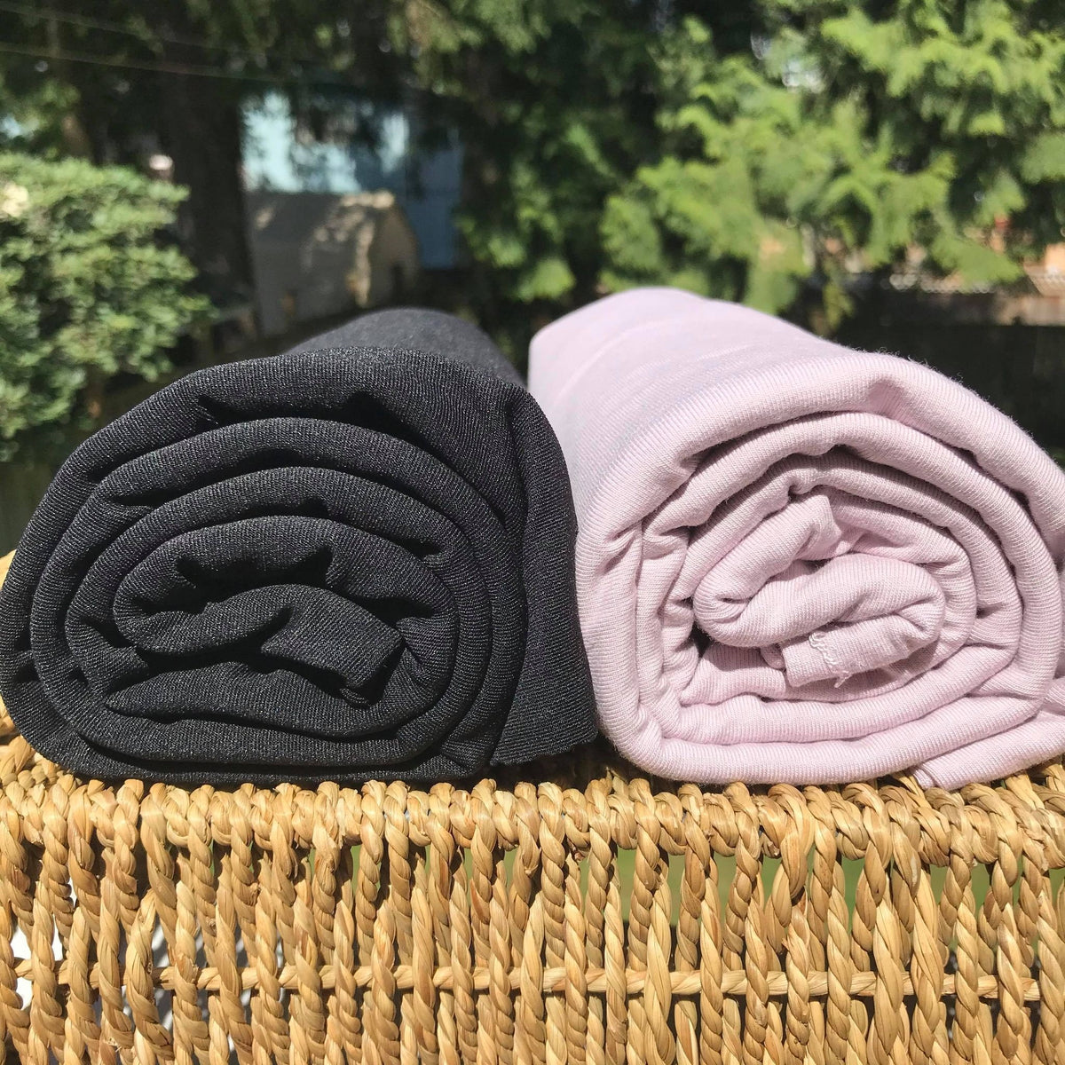 By the Yard or Wholesale Bamboo Lilac or Lavender Jersey Fabric ...
