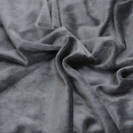 Black velour bamboo fabric OBV by the Yard - Kinderel Bamboo Fabrics