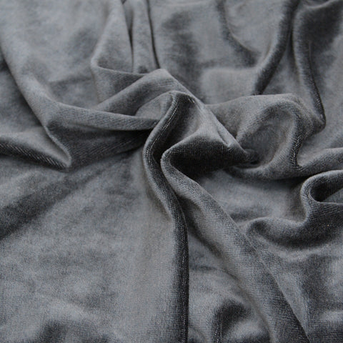 Black Velour Bamboo Fabric OBV Black Wholesale Roll from $7.90/yard - Kinderel Bamboo Fabrics