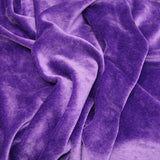 BAMBOO Velour Fabric OBV Purple - Kinderel Bamboo Fabrics