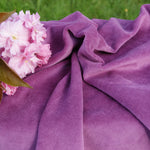 Organic Cotton Velour Fabric - Plum OCV - Kinderel Bamboo Fabrics