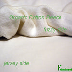 Organic Cotton Fleece Fabric - Natural - Kinderel Bamboo Fabrics