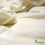 Organic Cotton Velour Fabric - Natural, OCV Wholesale Bolts from $7.90/yard - Kinderel Bamboo Fabrics