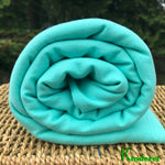 Wholesale Bamboo Stretch Fleece Fabric, Aqua