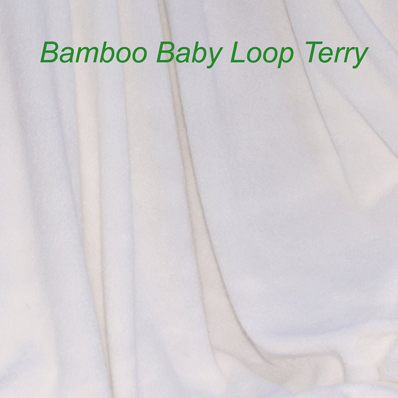 Bamboo Organic Cotton Baby Loop Terry Fabric Wholesale Rolls from $8.50/yard - Kinderel Bamboo Fabrics