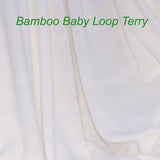 Bamboo Organic Cotton Baby Loop Terry Fabric Wholesale Rolls from $8.50/yard - Kinderel Bamboo Fabrics