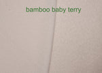 Bamboo Organic Cotton Baby Loop Terry Knit Fabric by the Yard - Kinderel Bamboo Fabrics