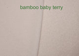 Bamboo Organic Cotton Baby Loop Terry Knit Fabric by the Yard - Kinderel Bamboo Fabrics