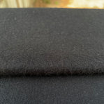 Black Cotton Sweatshirt Fleece Fabric