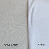 Bamboo Interlock Cream Cloud  Knit Fabric 230 GSM Wholesale Rolls, from $7.12/yard - Kinderel Bamboo Fabrics