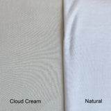 Bamboo Interlock Cream Cloud  Knit Fabric 230 GSM Wholesale Rolls, from $7.12/yard - Kinderel Bamboo Fabrics