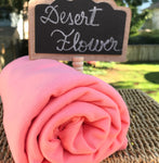 Desert Flower Bamboo Cotton Stretch French Terry by the Yard or Wholesale