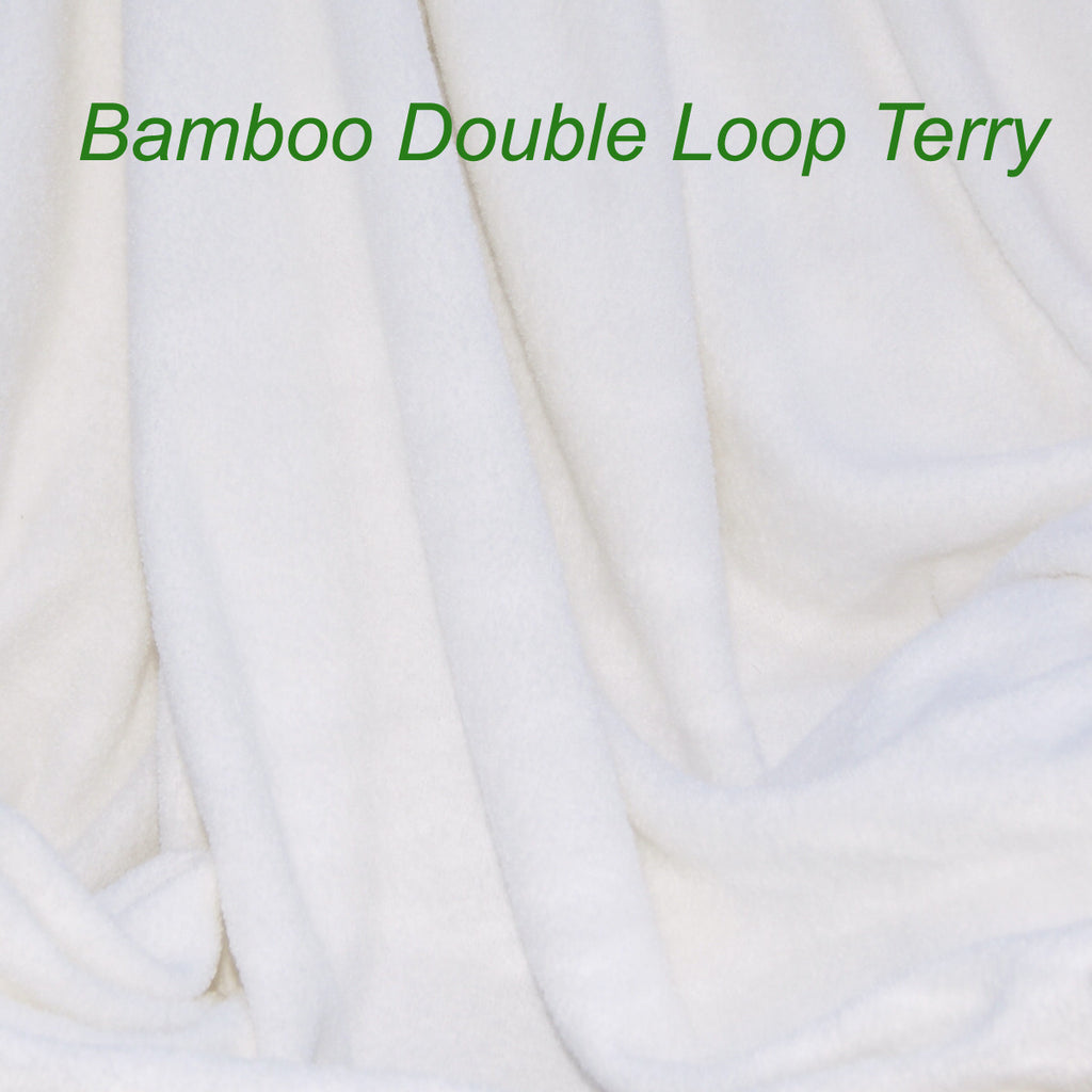 Bamboo Double Loop Terry Fabric by the Yard  Bamboo Terry Cloth Fabric –  Kinderel Organic Fabrics