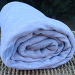 Bamboo Stretch French Terry, Heather Grey - Kinderel Bamboo Fabrics