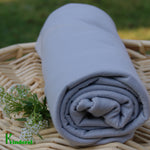 Organic Cotton Jersey Fabric Grey - Kinderel Bamboo Fabrics