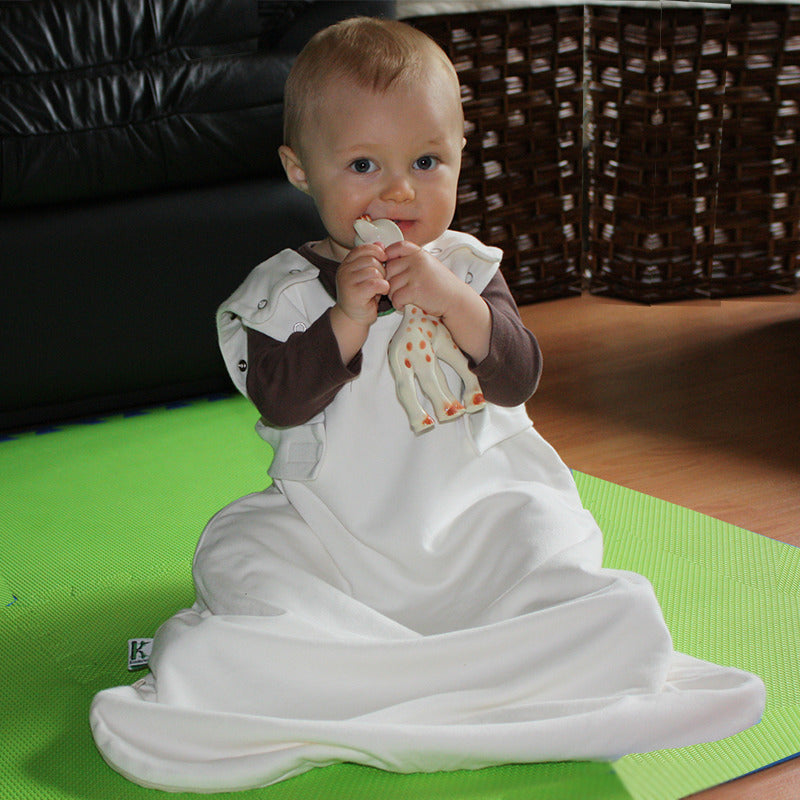 Natural Bamboo Sleep Sack with Sleeves - Kinderel Bamboo Fabrics