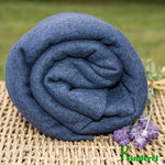Hemp Organic Cotton Fleece Fabric - Ocean - Kinderel Bamboo Fabrics