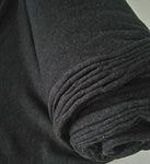 Hemp Tencel Jersey Fabric - Black - Kinderel Bamboo Fabrics